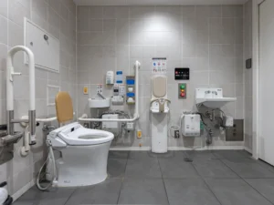 都営浅草線 五反田駅改札外の多目的トイレ