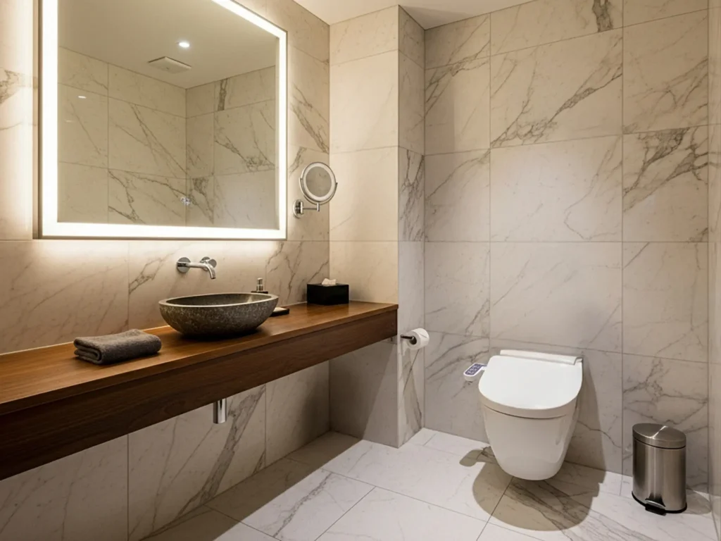 予算と度外視した公衆トイレ