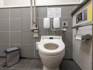 国立競技場方面改札の多目的トイレ