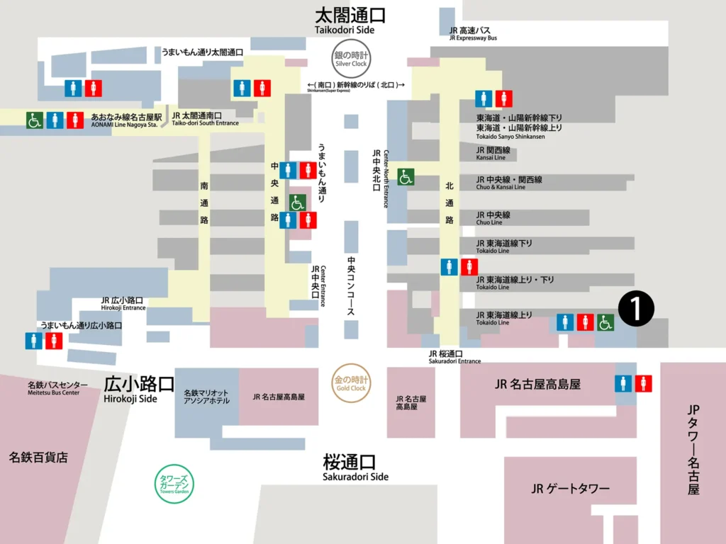 名古屋駅構内図