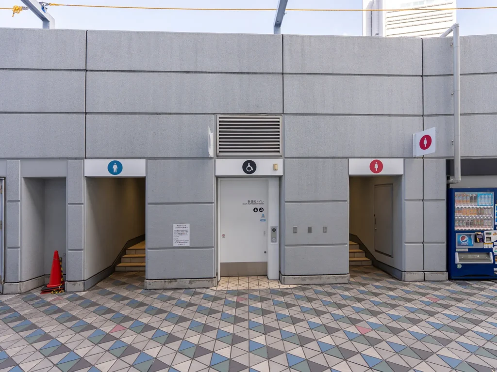 東京ドーム25ゲート付近のトイレ