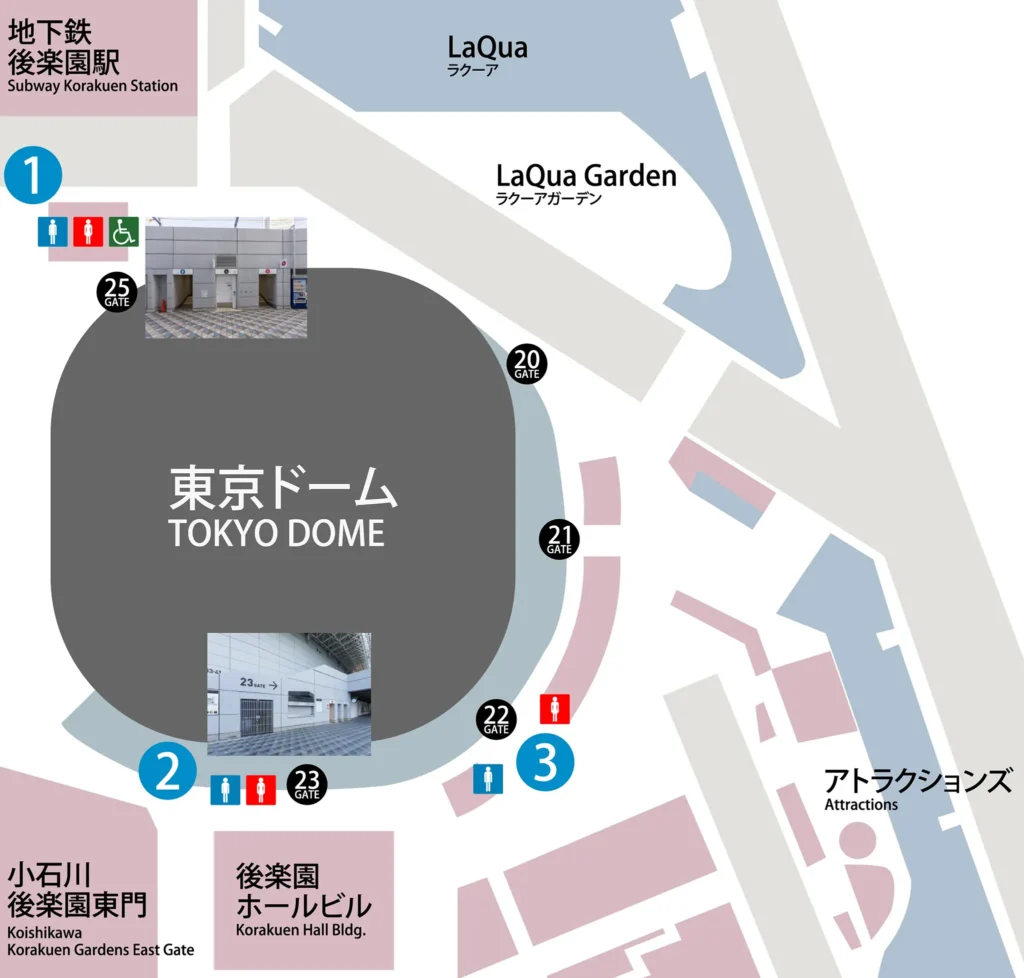 東京ドーム案内図