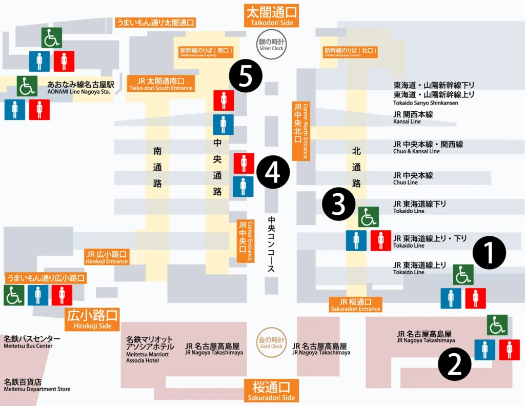 名古屋駅構内図