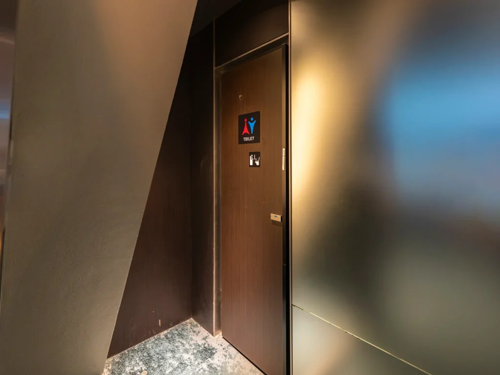 中部電力 MIRAI TOWER スカイデッキ内のトイレ