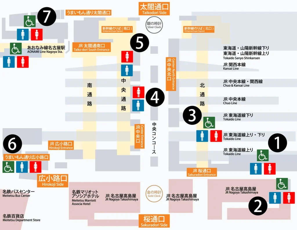 名古屋駅構内図